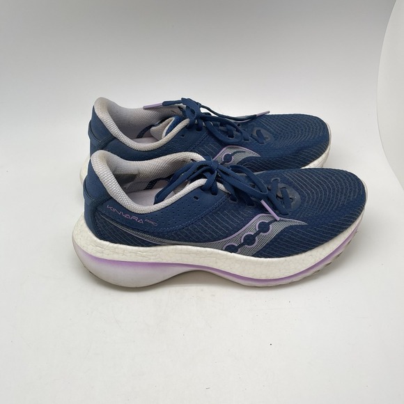 Saucony Sneakers Womens 10 Kinvara Pro S10847-30 Blue Mauve Running Shoes - Picture 1 of 10